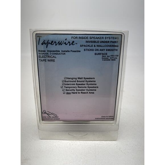 New Taperwire 18 Gauge 2 Conductor Electrical Tape Wire - Picture 1 of 2
